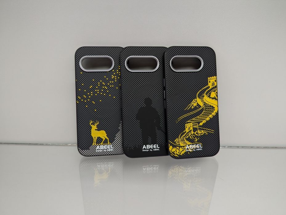 Google Pixel 9A ABEEL MagSafe Матовий чохол Протиударний Yellow