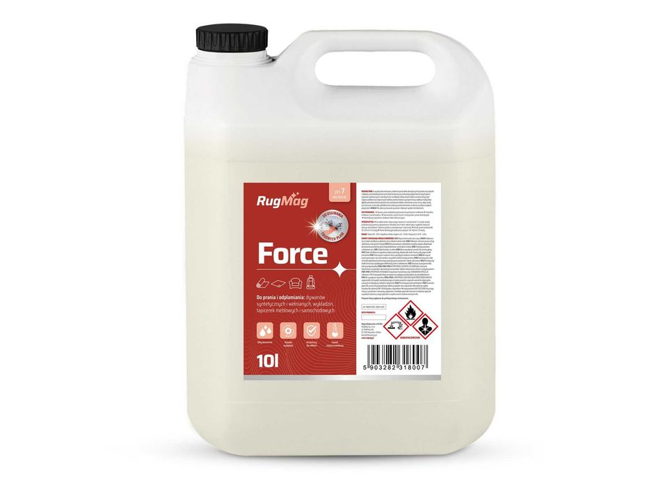FORCE do prania i odplamiania silnie zabrudzonych dywanów i tapicerek
