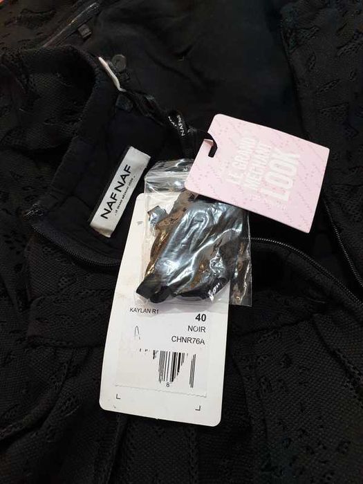 150 Koronkowa sukienka koktajlowa Naf Naf r.40