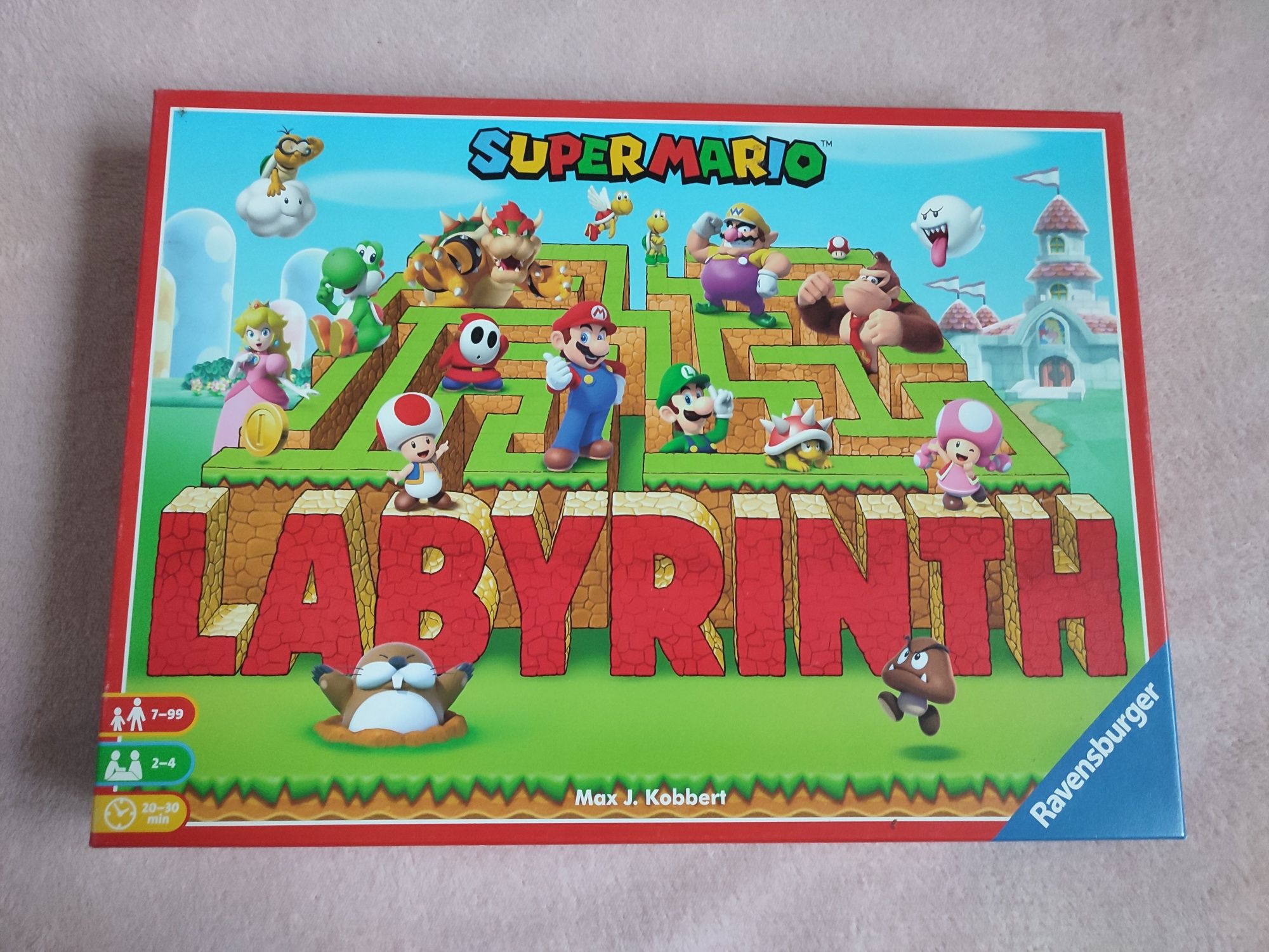 LABIRYNTH Super Mario gra planszowa Ravensburger