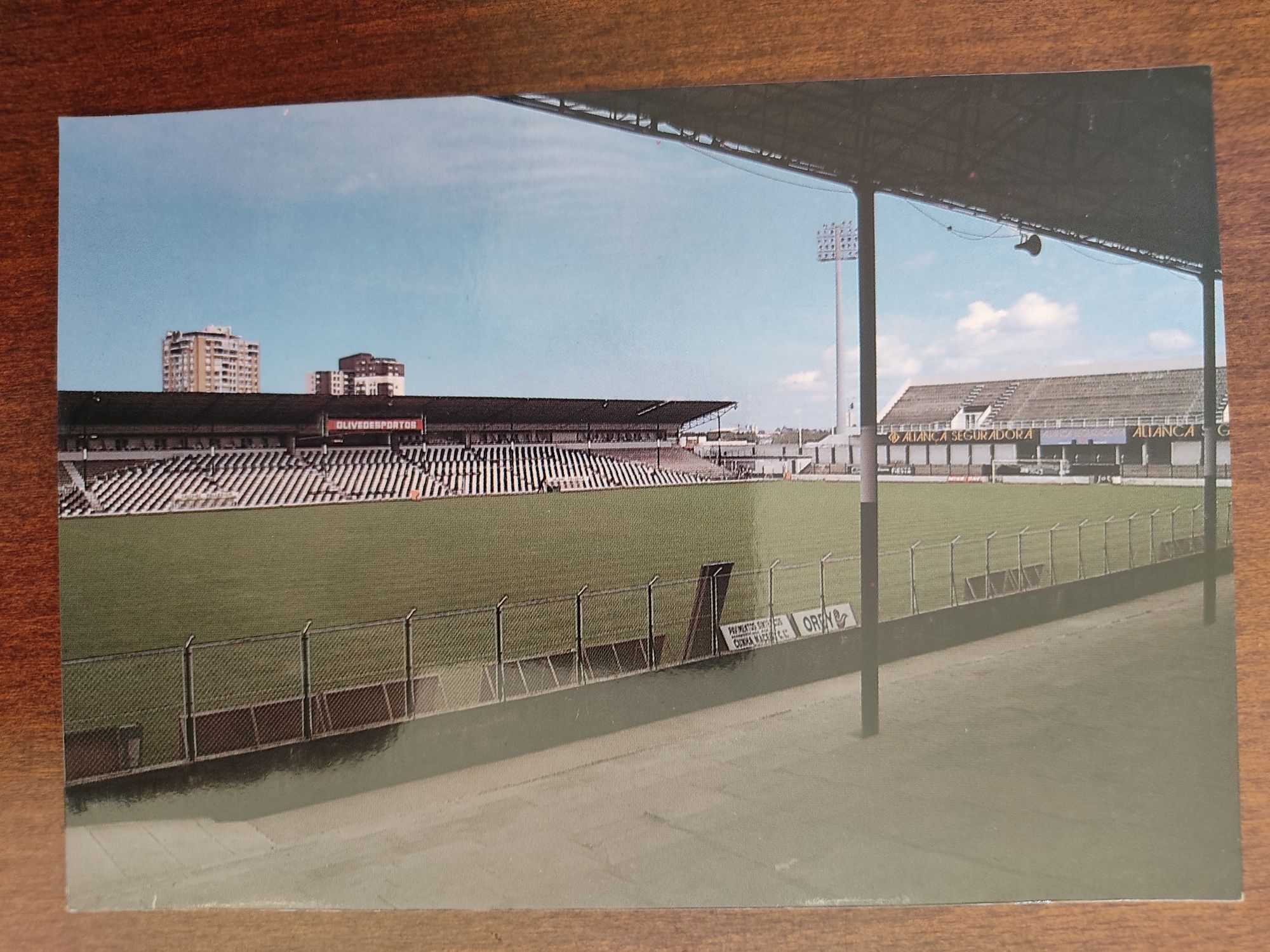Postal oficial selado do estádio do Bessa Boavista