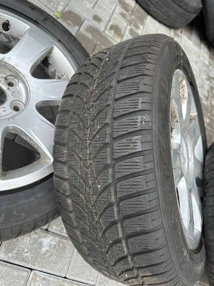 alufelgi 16 audi 5x112 205/55/16 tani zestaw na zime
