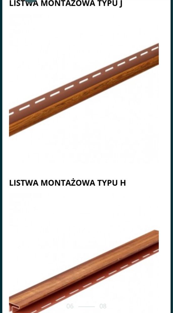 podsufitka podbitka pcv listwy
