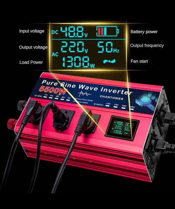 Акция!Инвертор 12-220(5500w)