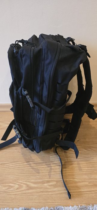 Plecak wojskowy taktyczny system molle czarny 45l