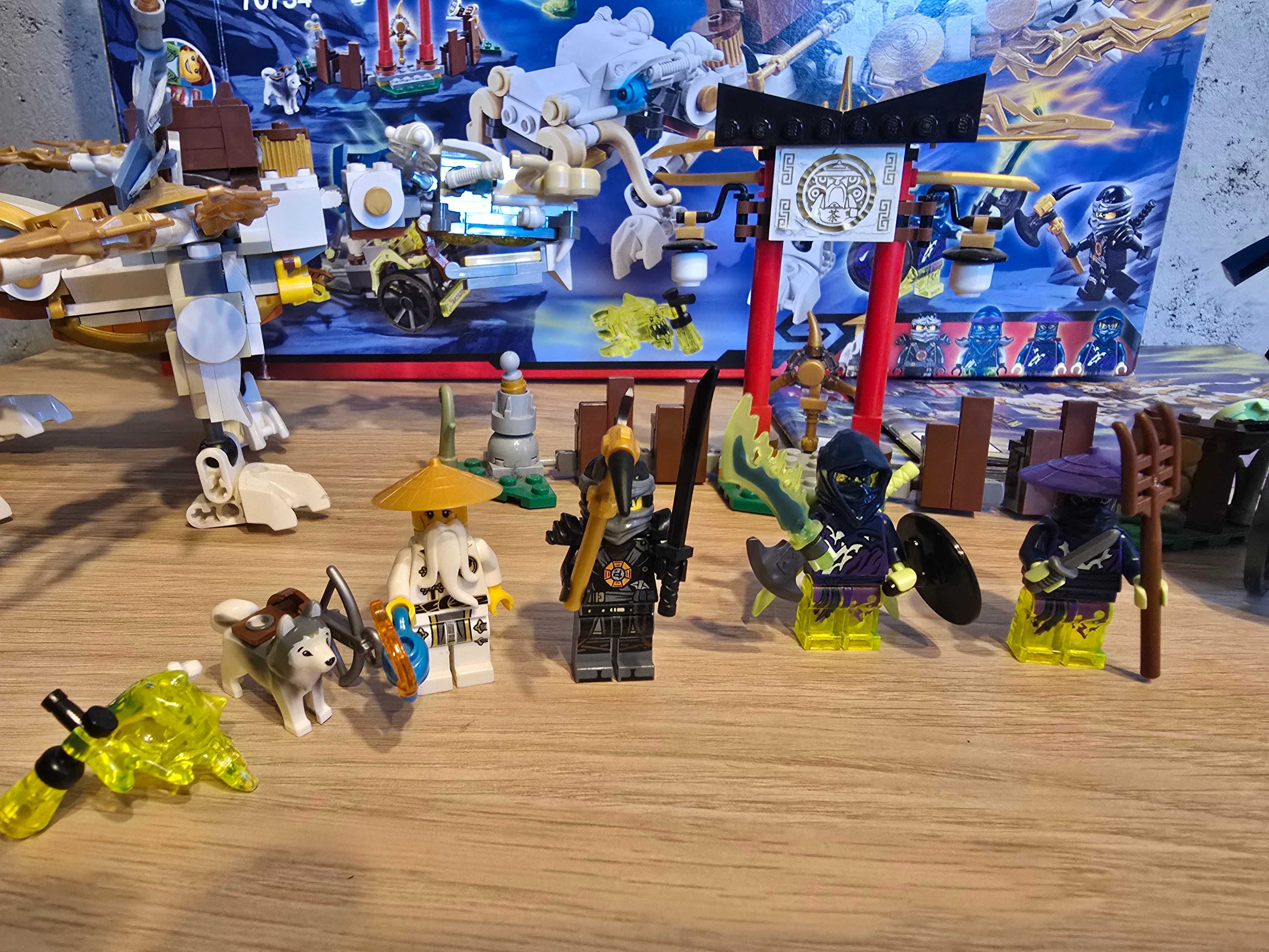 LEGO 70734 NINJAGO Smok mistrza Wu-pudełko, instrukcja