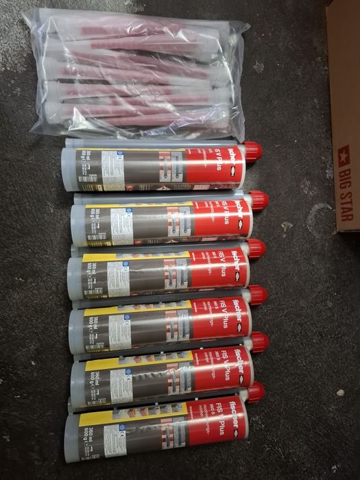 Fischer V plus 360 s zaprawa iniekcyjna 6sztuk 12 końcówek