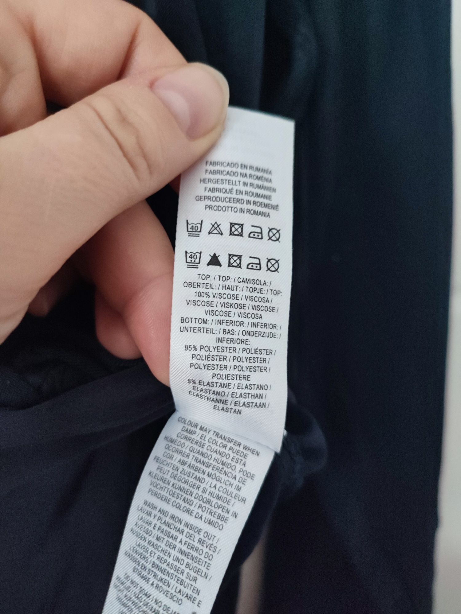 Nowe czarne body rozmiar 40 Primark 100% viscose