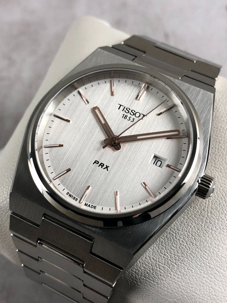 Tissot PRX Quartz 40mm Silver Dial – NOWY | Full Set | Gwarancja!