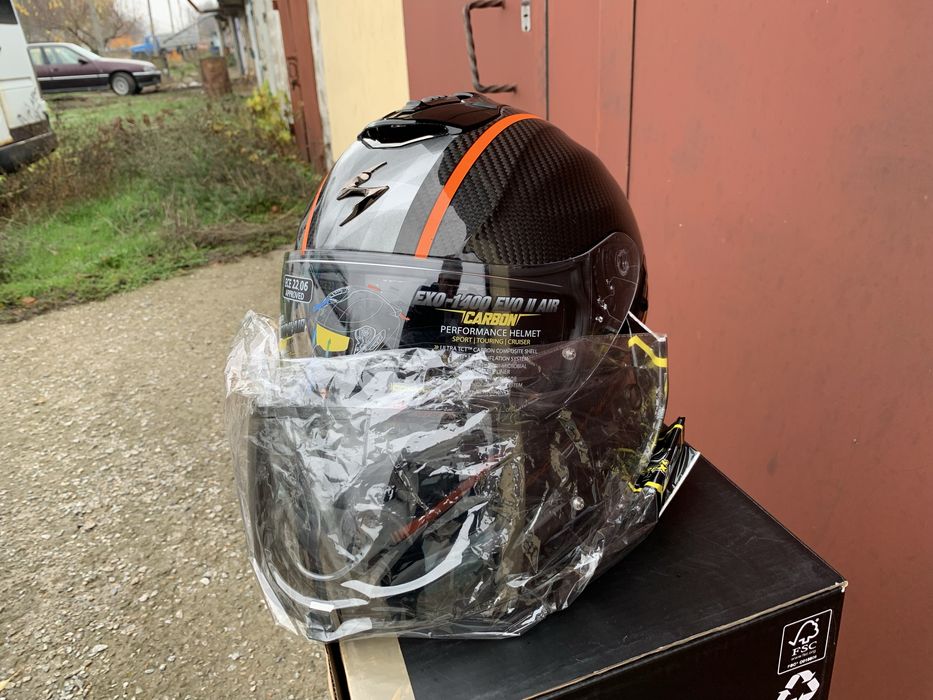 Мотошолом, шолом Scorpion Exo 1400 air Carbon, m(57-58cm)