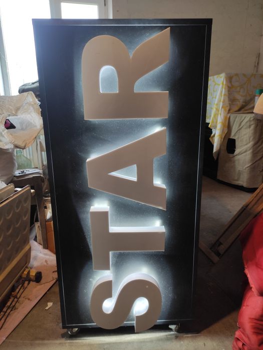 Стіл, тумба з LED підсвіткою для бізнесу