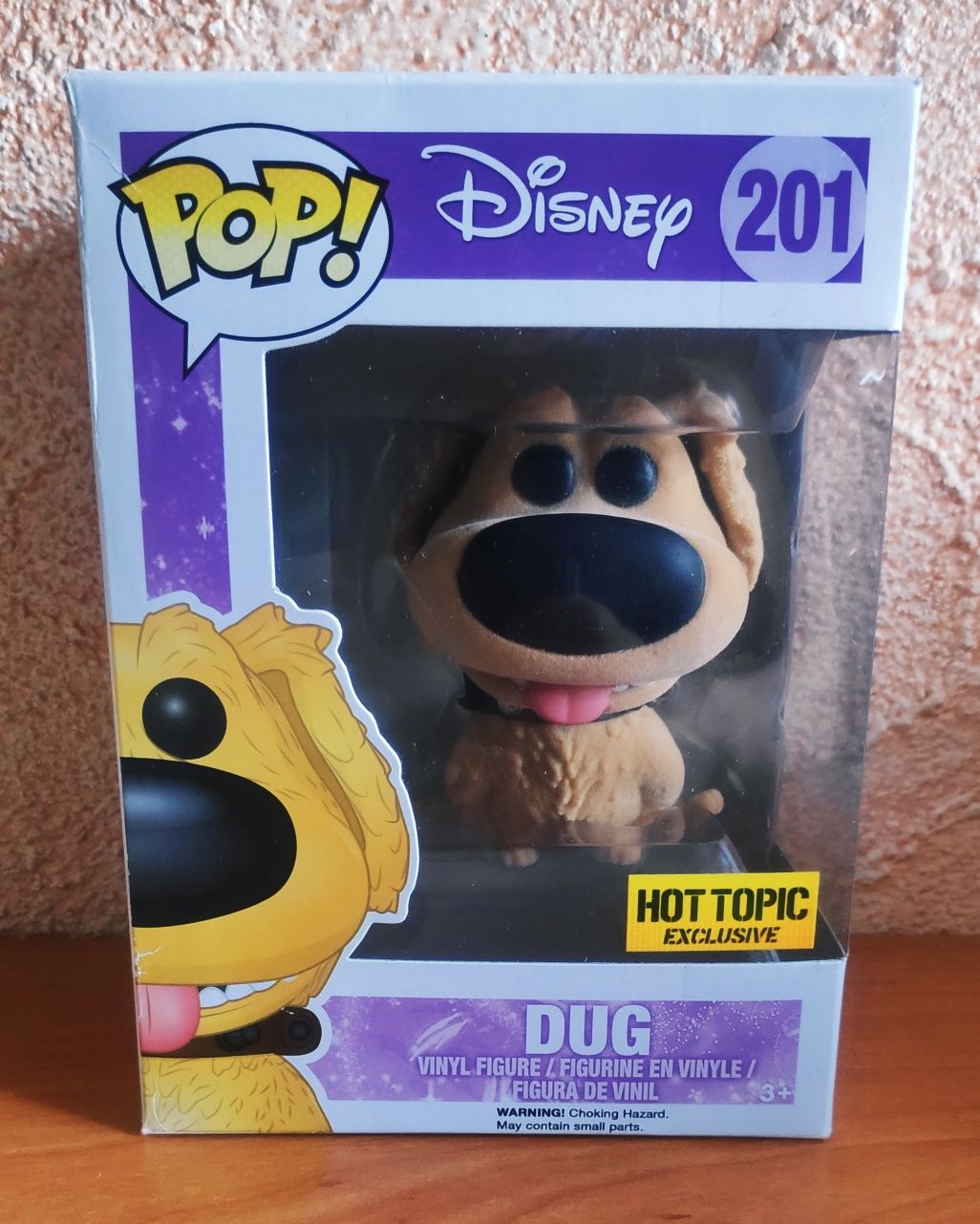 Funko pop Dug Flocked Hot Topic #201 figurki pop