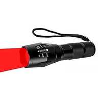 Ліхтар з червоним світлом USB акк 18650/ Фонарь с красным светом