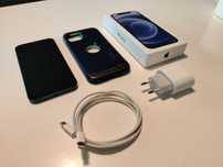 APPLE iPhone 12 128GB Black + etui Spigen tough armor