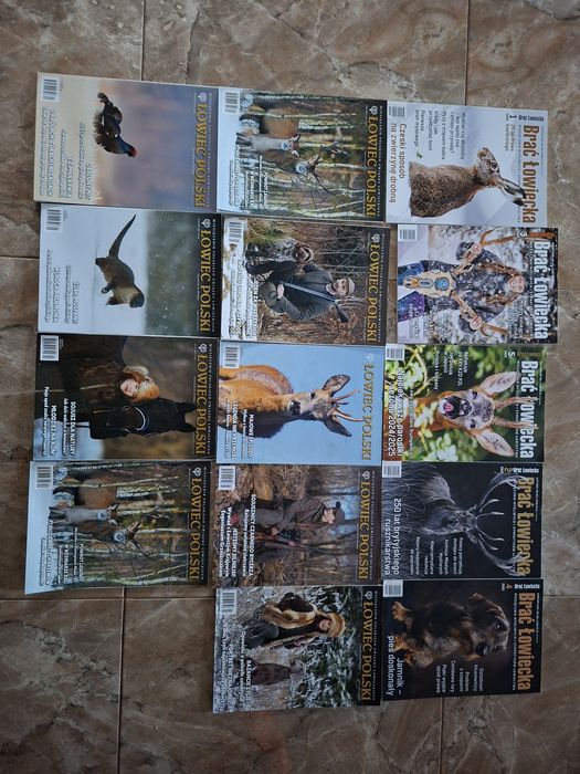 Brać łowiecka i łowiec polski komplet