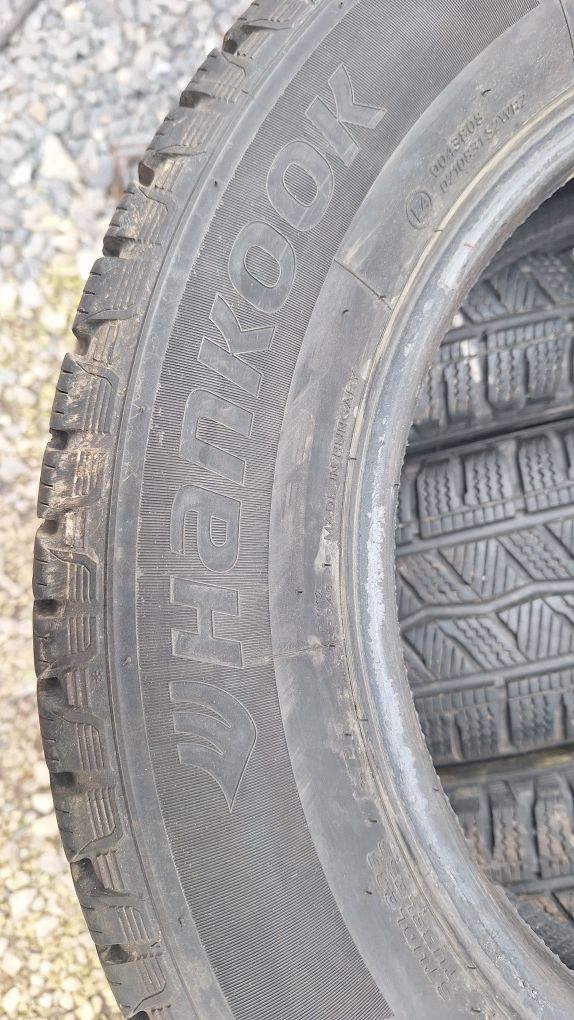 Opony zimowe Hankook 205/65 16C, 2020rok, 8mm