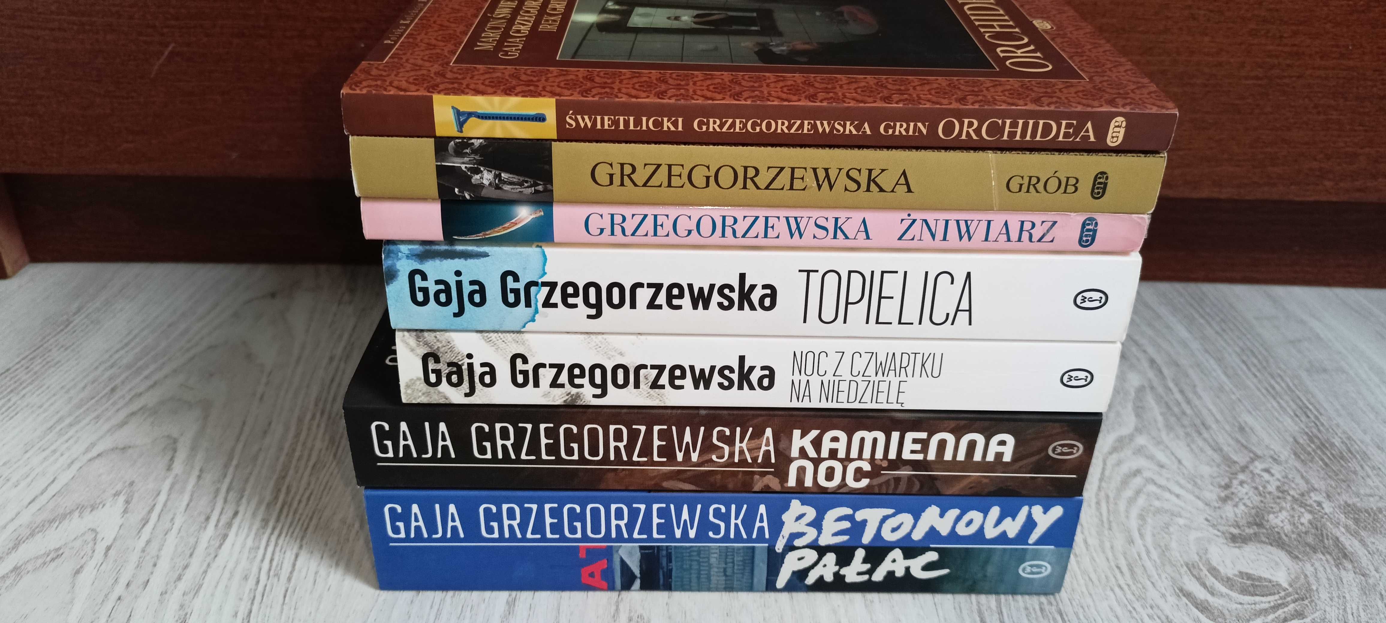 Gaja Grzegorzewska Żniwiarz Grób Orchidea Kamienna noc Topielica