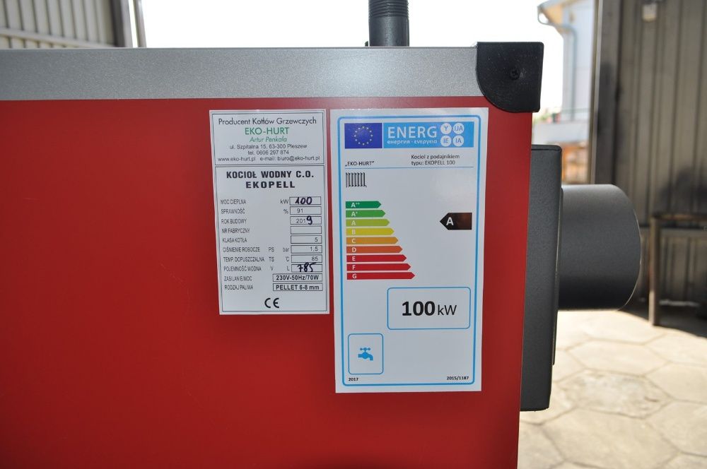 Kocioł 100 kw na pellet Lista ZUM 5 klasa Pleszew Producent