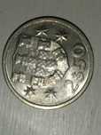 Moeda de 2.50 centavos de eixo 90°