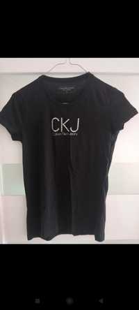 T-shirt Calvin Klein damski S piękny cyrkonie nowy