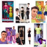 Кукла коллекционная Барби лукс Barbie Looks 2022 Mattel йога