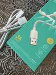 Kabel do ładowania USB-A do C, 100cm, 27W/3A