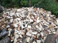 Drewno kominkowe i opałowe ścinki po produkcji