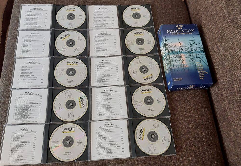 Meditation płyta 10 CD Classical Relaxation muzyka relaksacyjna