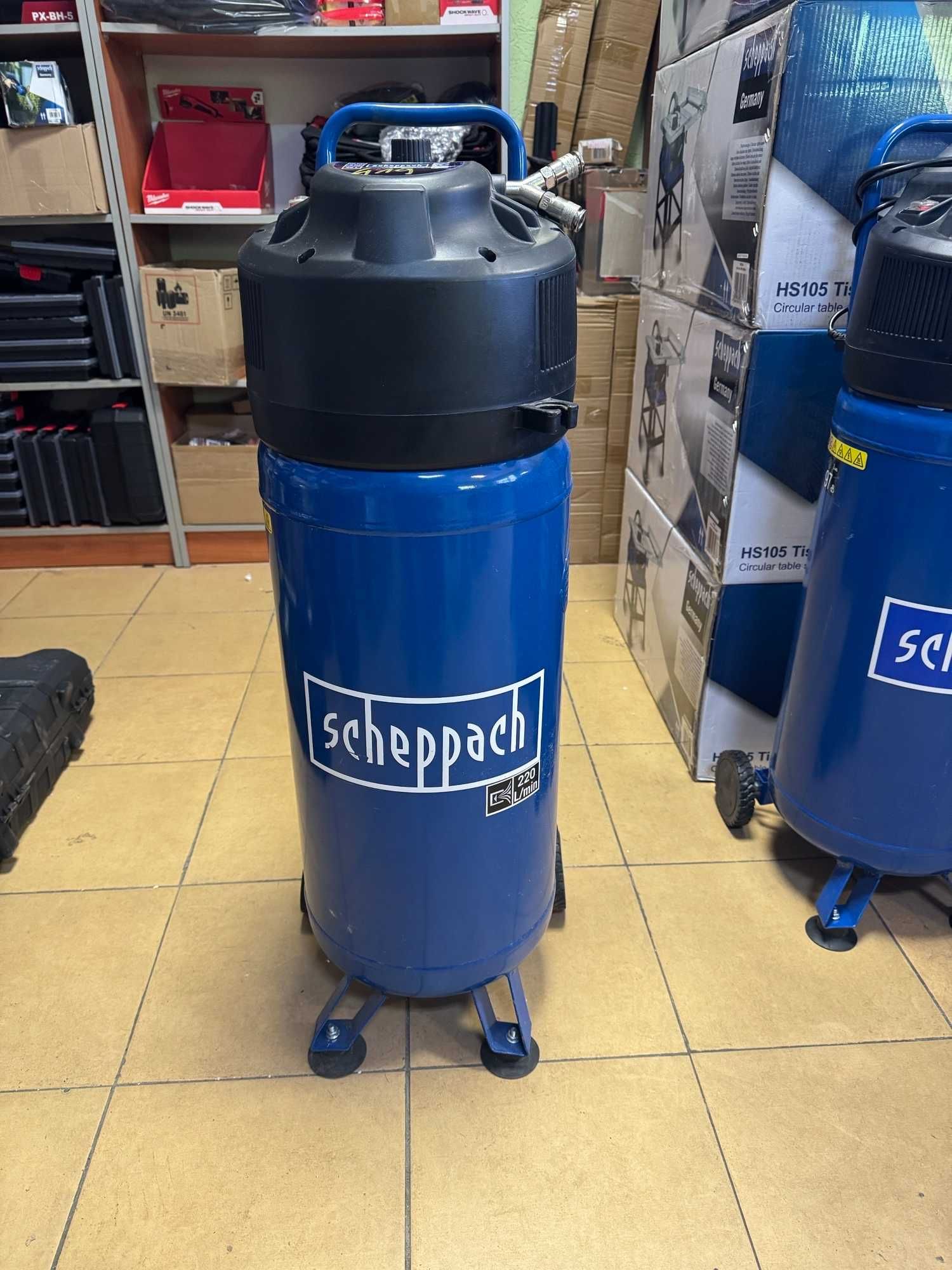 Scheppach Kompresor Pionowy Bezolejowy HC51V 50l 10 bar 419