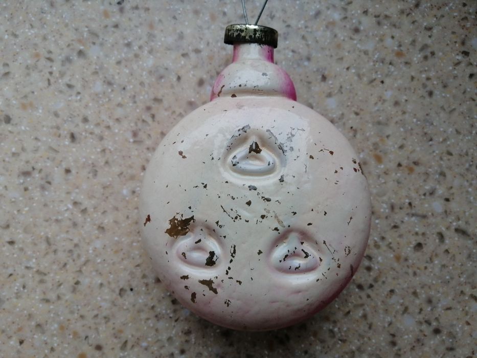 Елочная игрушка часы ранний ссср