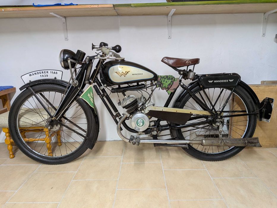 rower z silnikiem zabytkowy Wanderer 1939