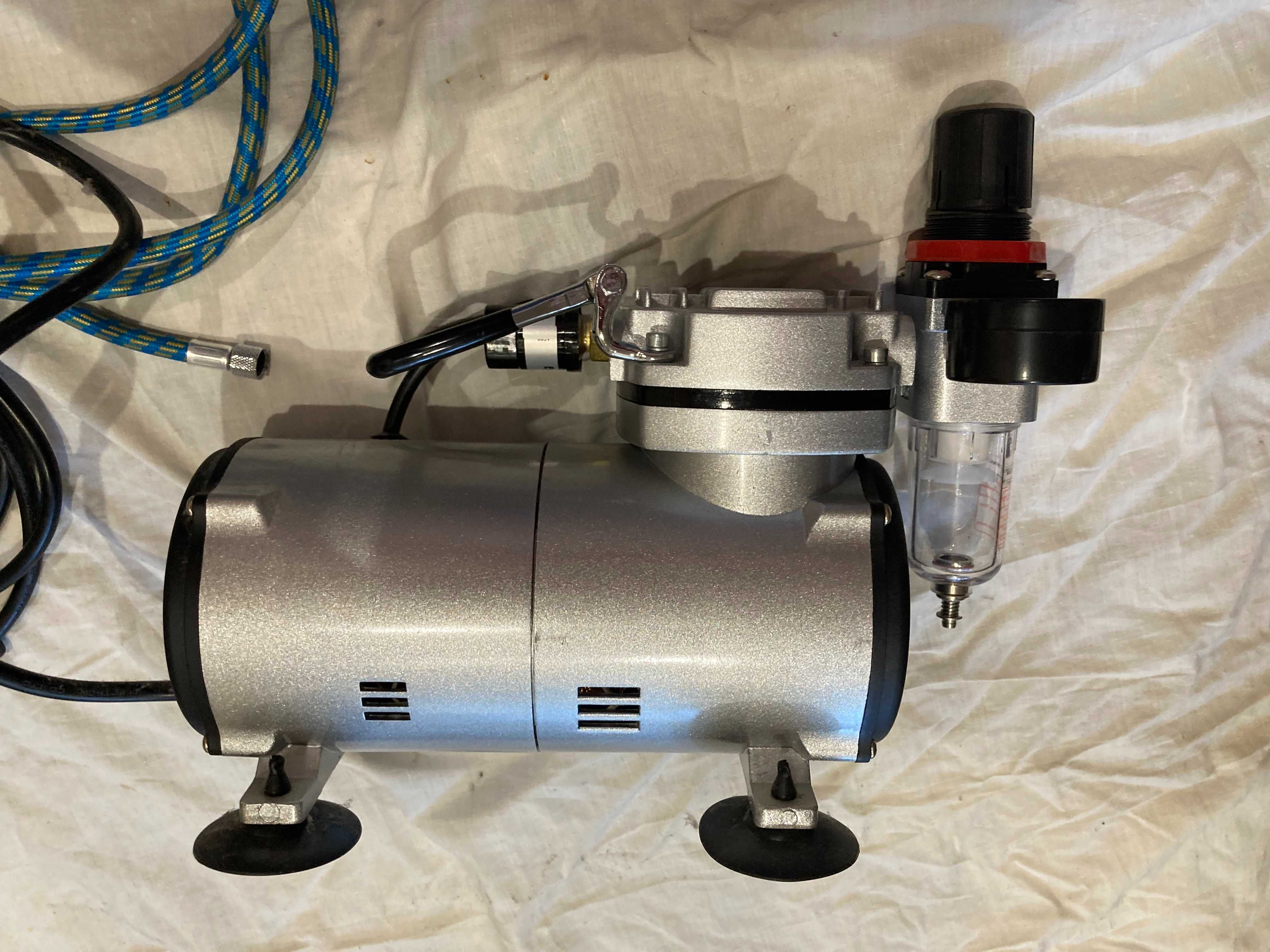 Компресор для аерографа безмасляний з редуктором Fengda AS-18-2