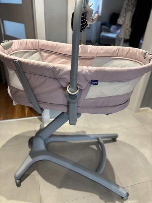 Łóżeczko Chicco baby hug 4 w 1 air rose unikat materac krzesło