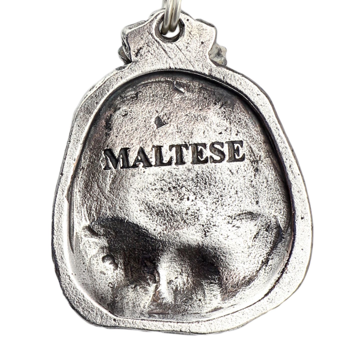 Maltańczyk naszyjnik posrebrzany Art-Dog
