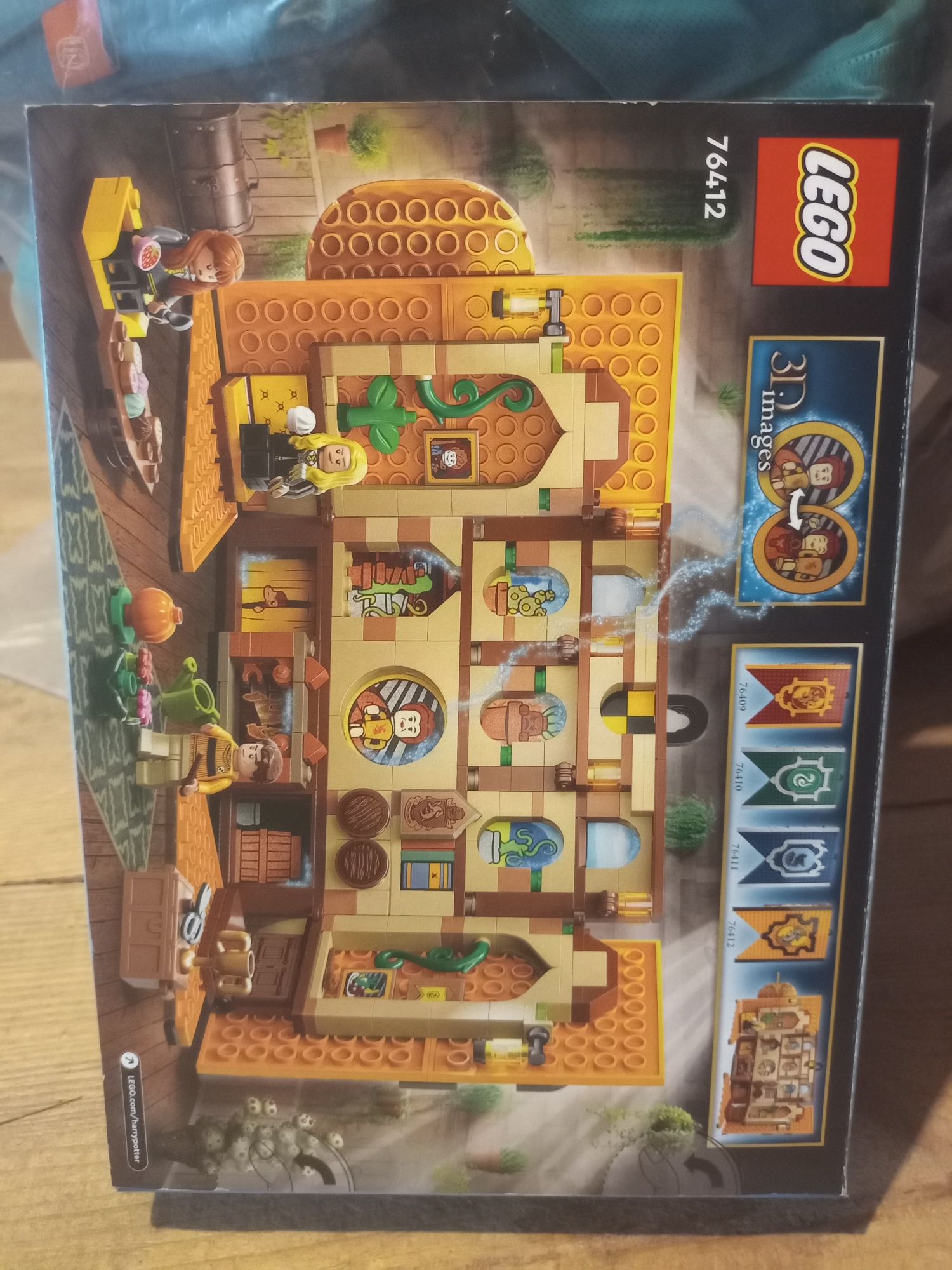 Nowy LEGO Harry Potter 76412 9+ Flaga Hufflepuffu oryginalny Hogwart