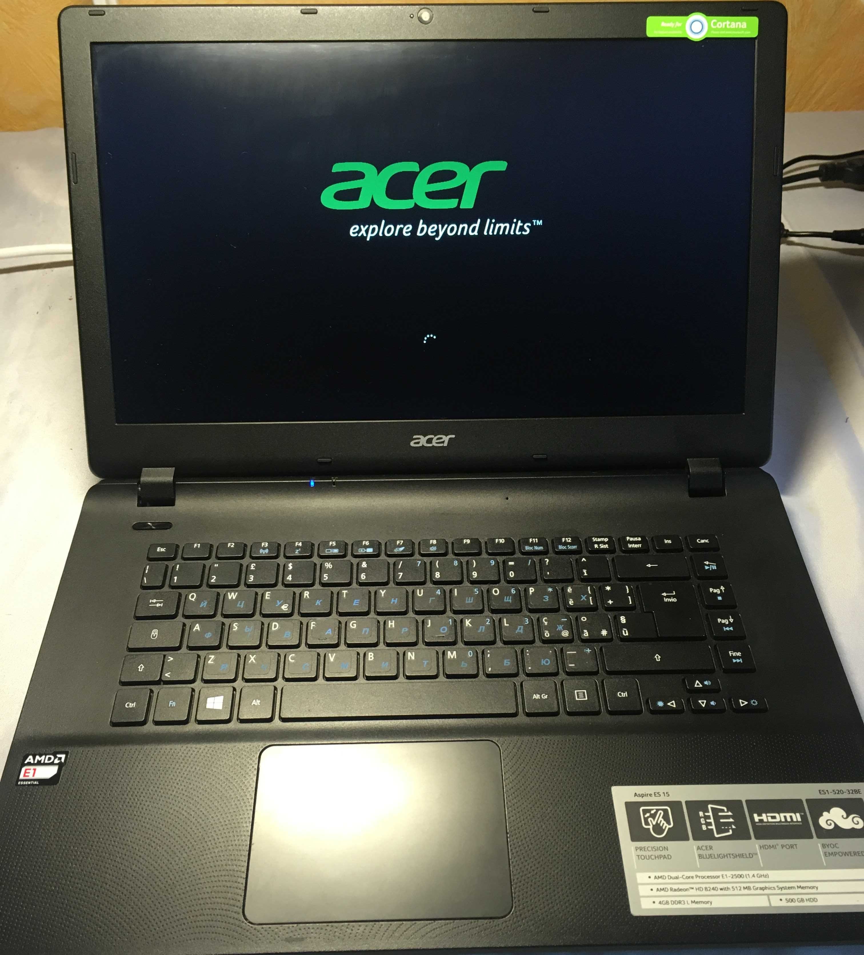 Ноутбук: Acer Aspire