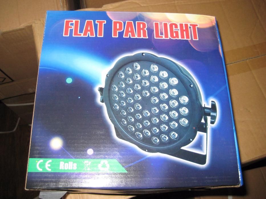 Светодиодная светомузыка LED-PAR 54 по 3w RGB 3 в 1 цветомузыка