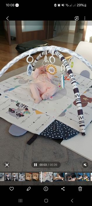 Mata edukacyjna ricokids dla niemowląt  interaktywna - stan idealny