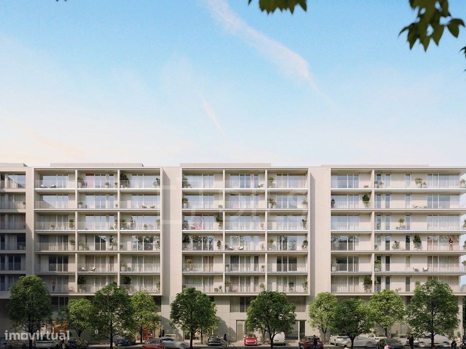 Apartamento T2 com varanda no novo empreendimento no campo Grande