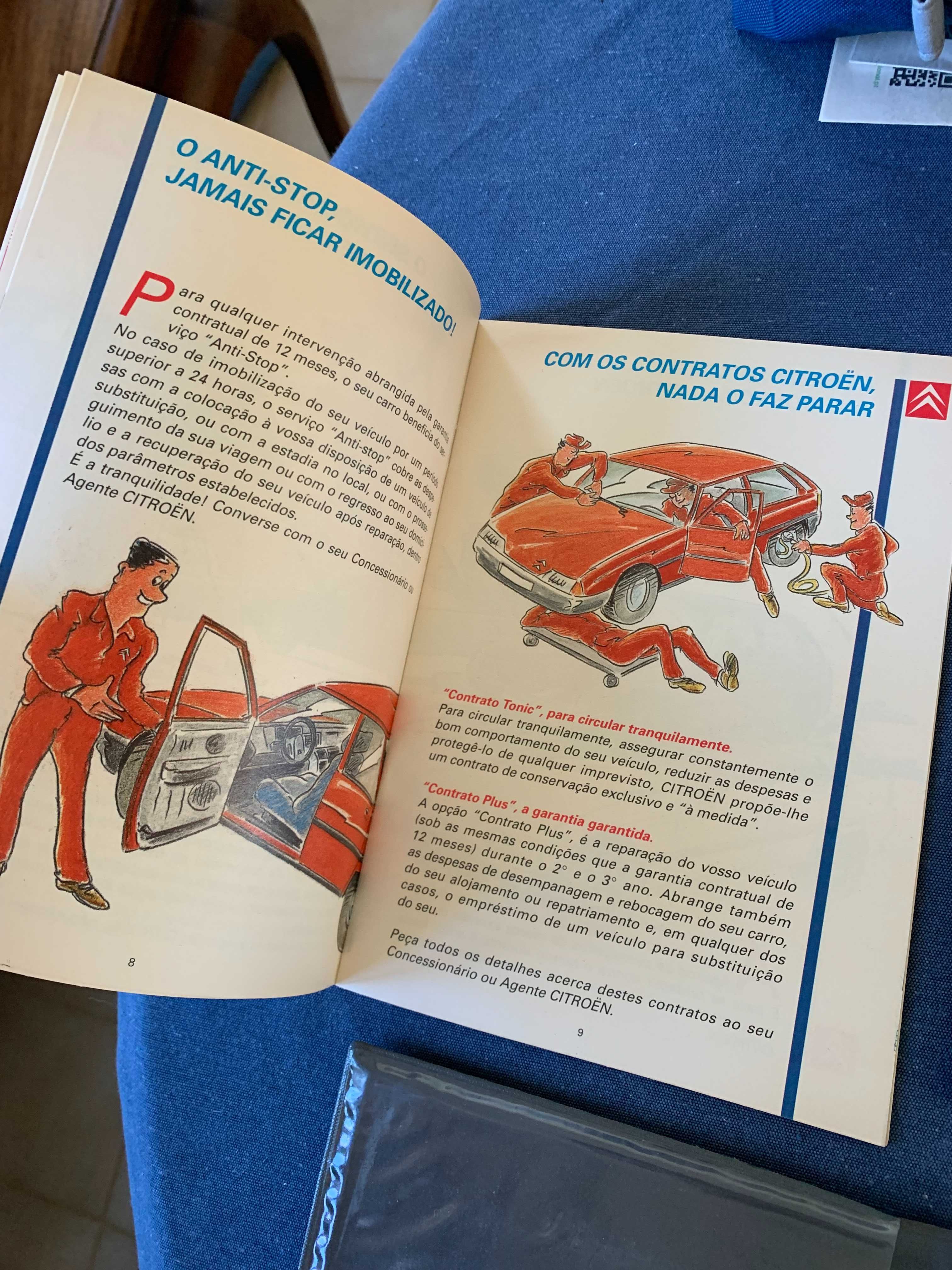 Manual instruções Citroen AX 1992