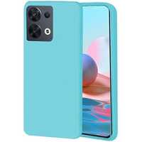 Beline Etui Candy Oppo Reno 8 Niebieski/Blue