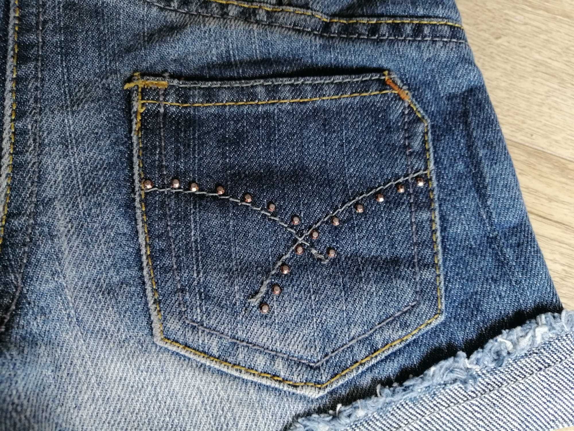 Spodenki 110 dla dziewczynki next jeans