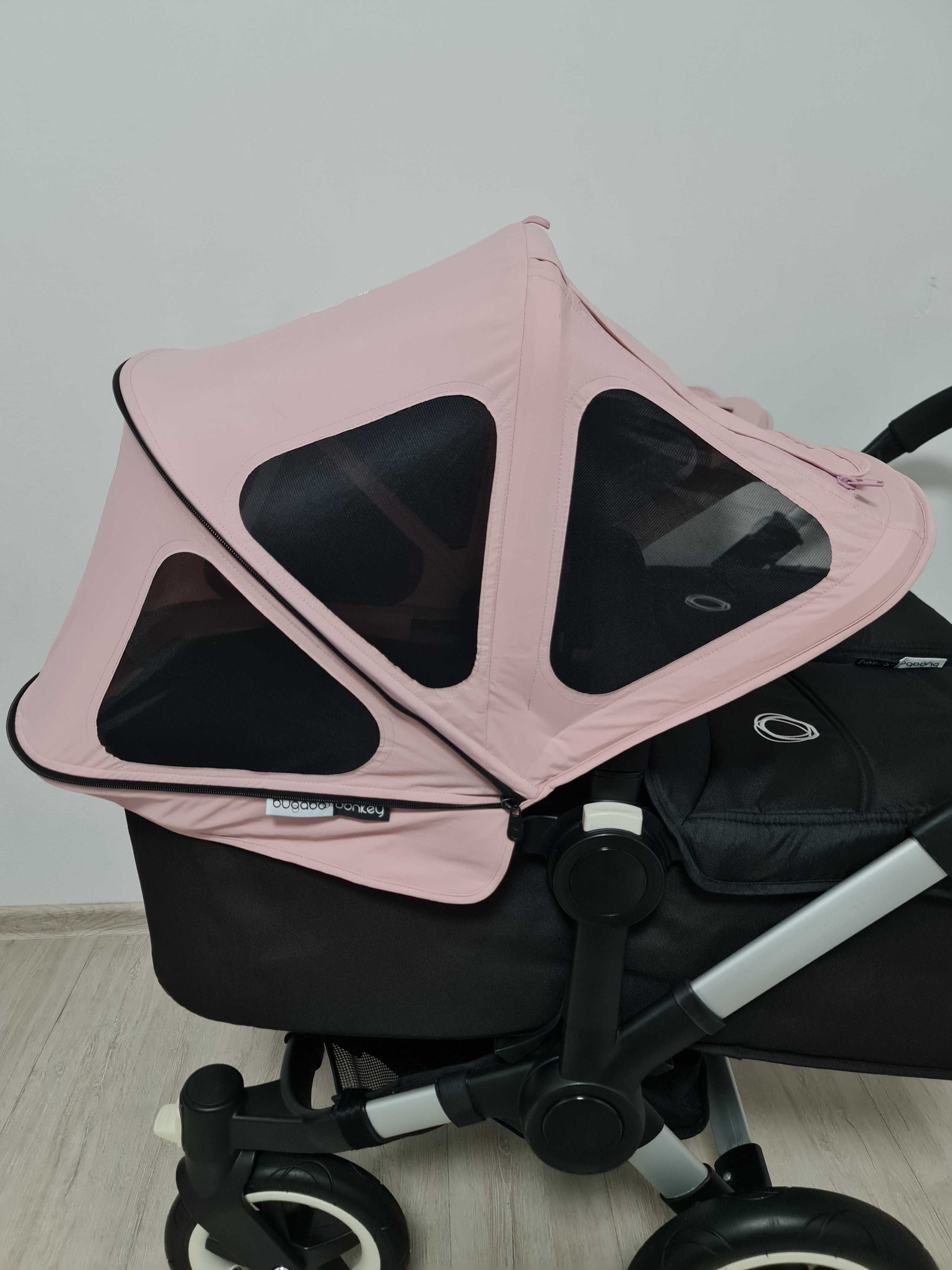 Bugaboo Donkey Twin
колір Soft Pink капюшон Бугабу Данкі