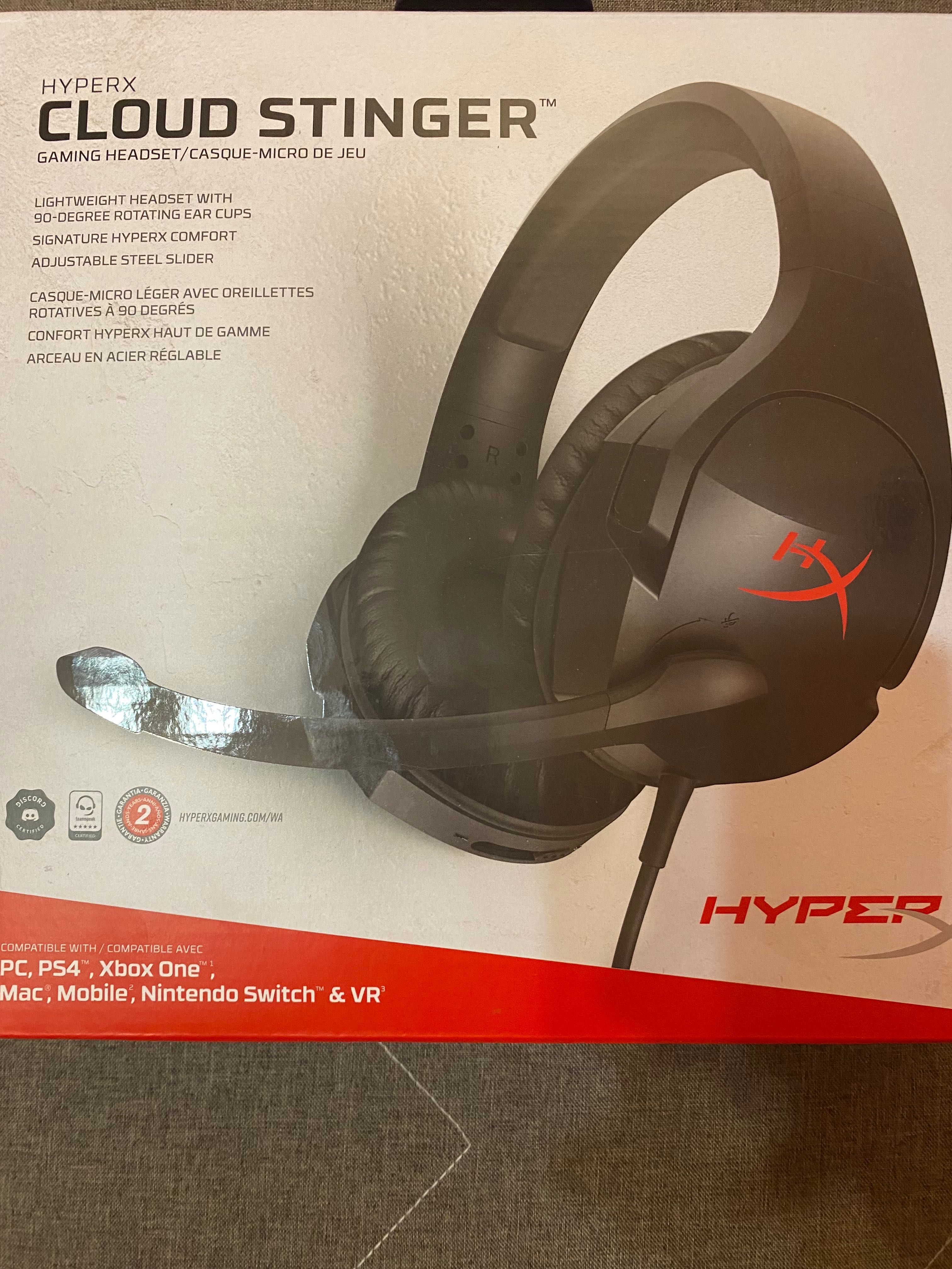 Продам навушники ігрові Hyper x б.в. недорого