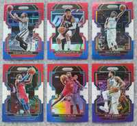 6 kart NBA 2021-22 Prizm Red White and Blue DeRozan Harris Monk Gobert