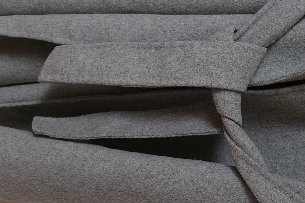 Płaszcz Reserved z domieszką wełny S 36 Wool Blend szary gray