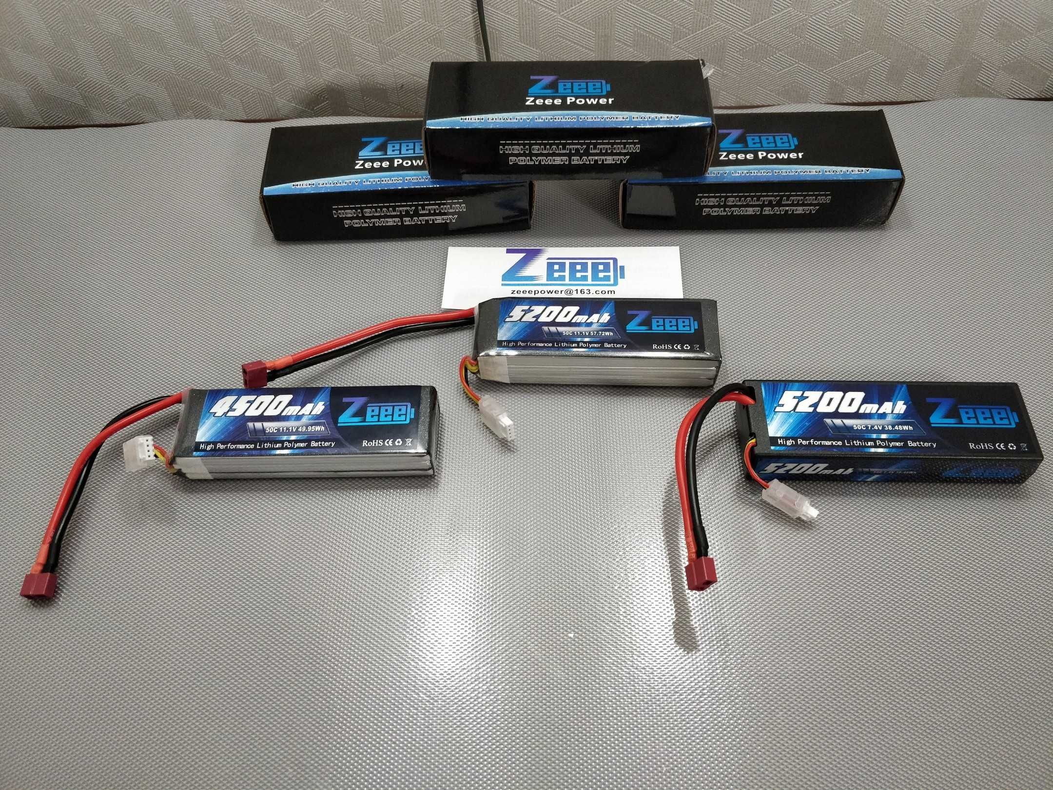 RC аккумулятор Zeee LiPo 2S 3S 6S 7200mAh 15000mAh батареї