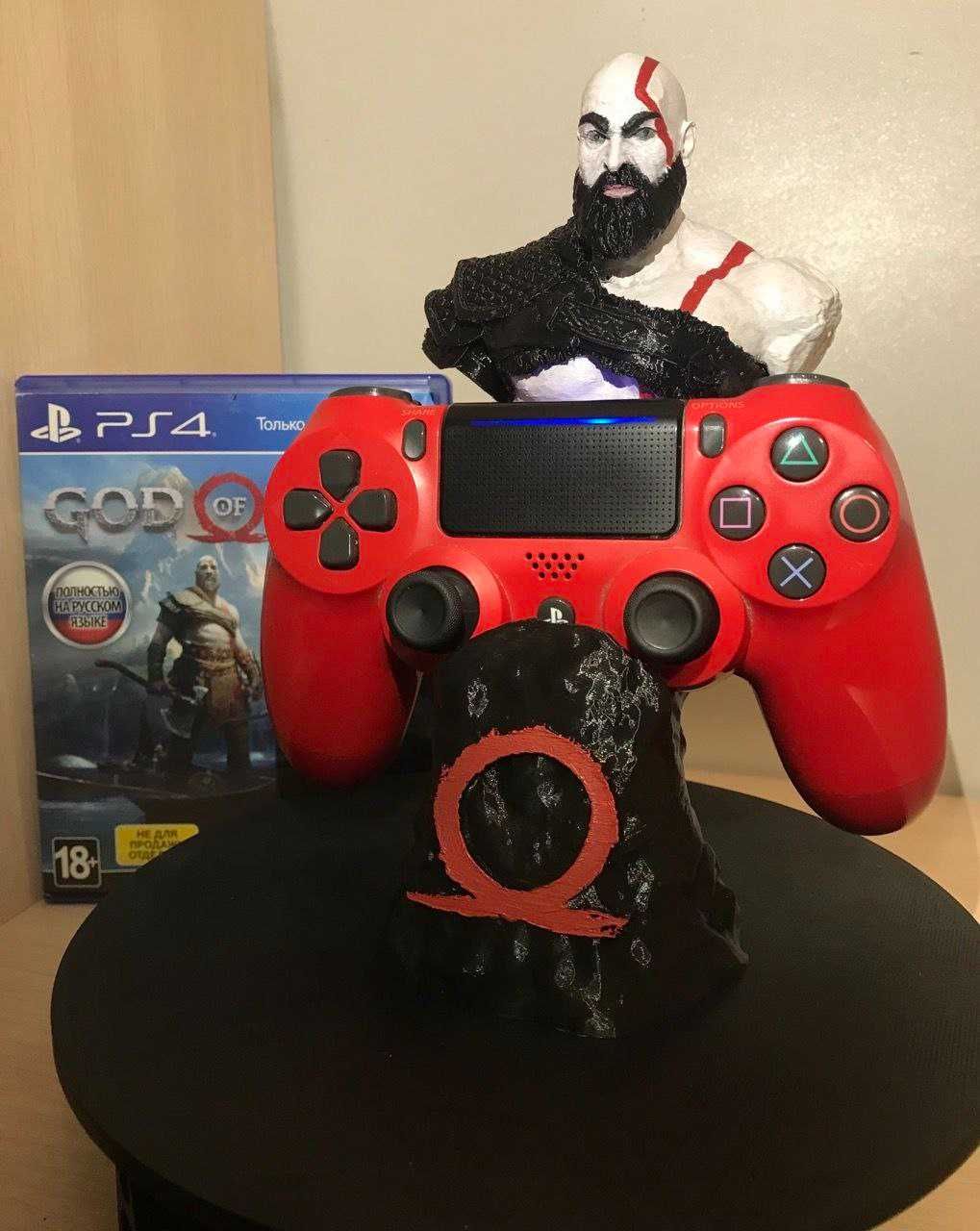 Підставка під геймпад PlayStation 4-5 God of War + диск God of War!