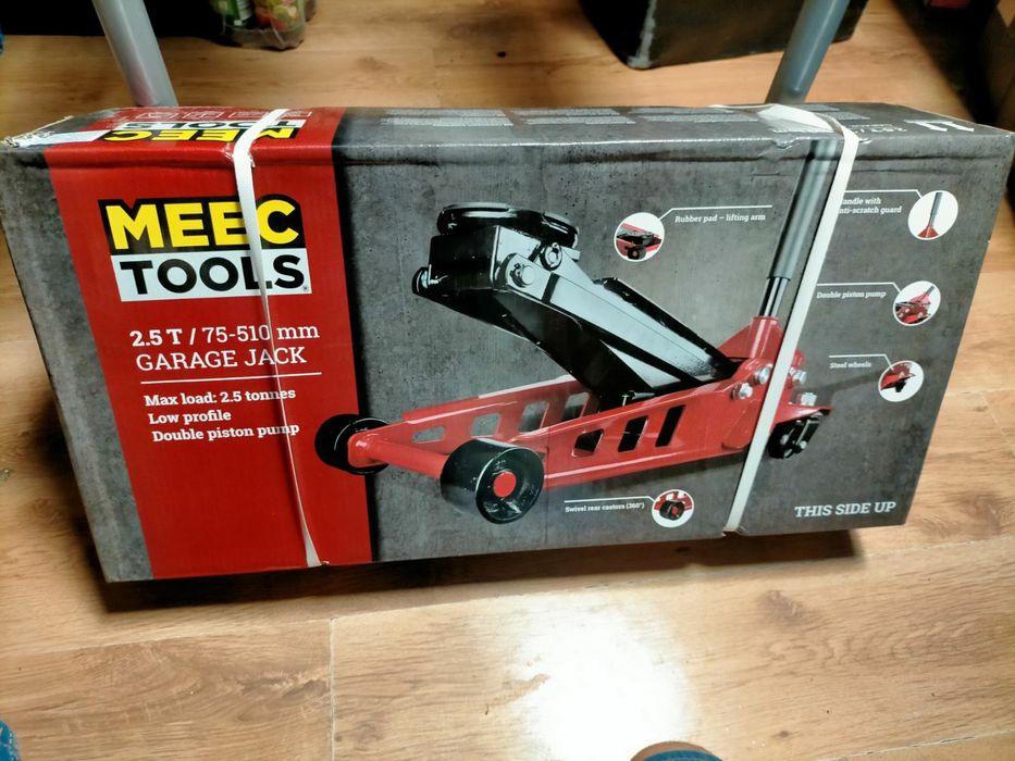 Міцний низькопрофільний домкрат 2.5Т  75-510мм.2-поршнєвий