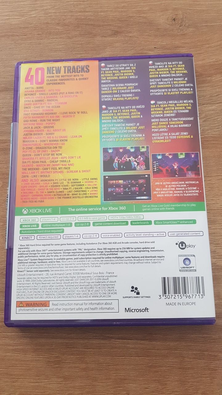 Gra Just dance 2016-Xbox 360 !!!